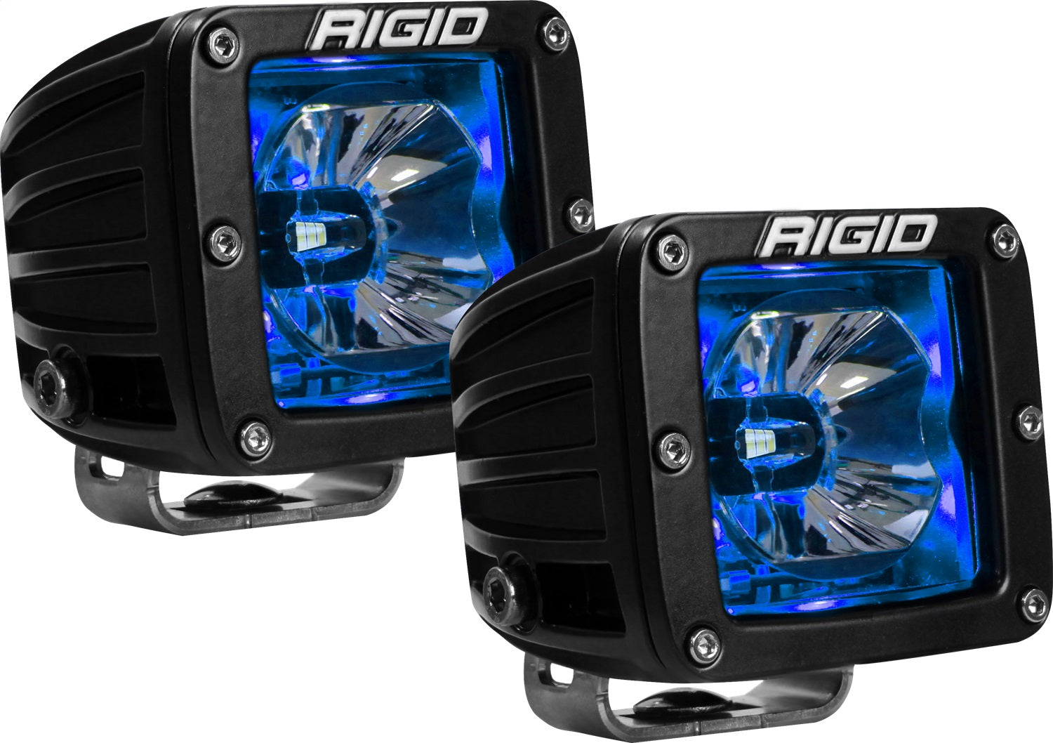 RIGID Industries 20201 RIGID Radiance Pod With Blue Backlight; Surface Mount; Black Housing Pair RIGID Industries 20201