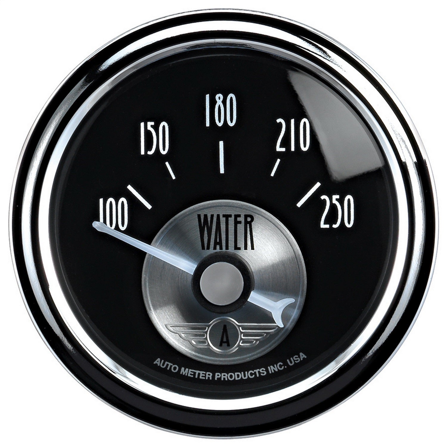 AutoMeter 2038 GAUGE; WATER TEMP; 2 1/16in.; 250deg.F; ELEC; PRESTIGE BLK. DIAMOND AutoMeter 2038