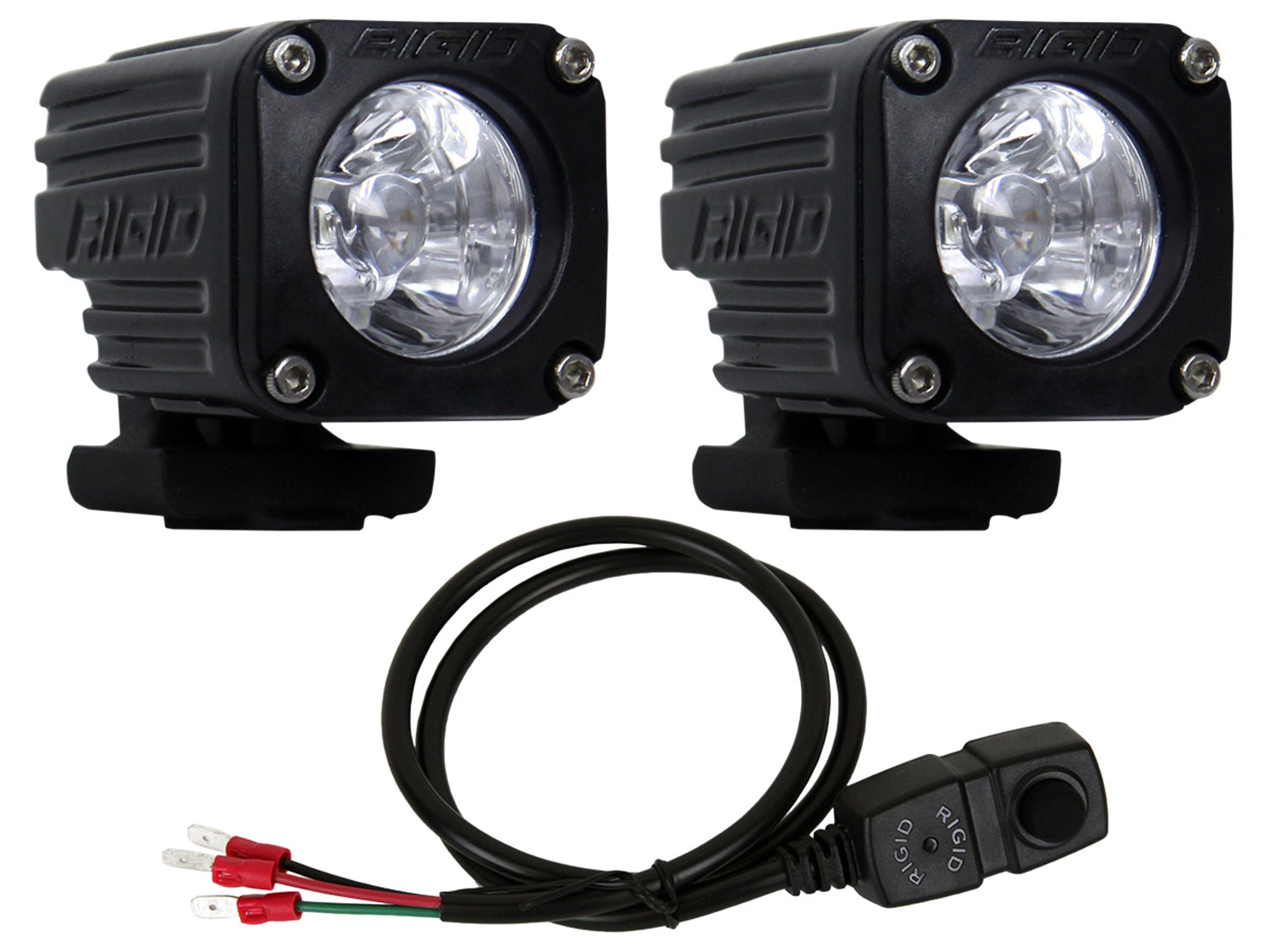 RIGID Industries 20731 RIGID Ignite Motorcycle Kit; High/Low Spot Beam Pattern; Black Housing RIGID Industries 20731