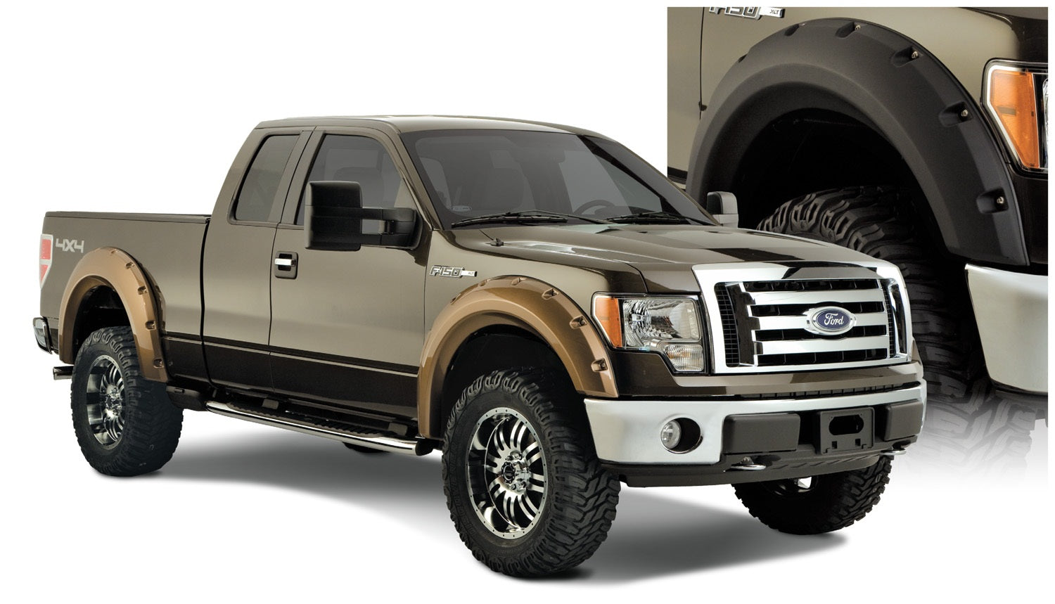 Bushwacker 20927-02 Max Coverage Pocket Style® Fender Flares Bushwacker 20927-02