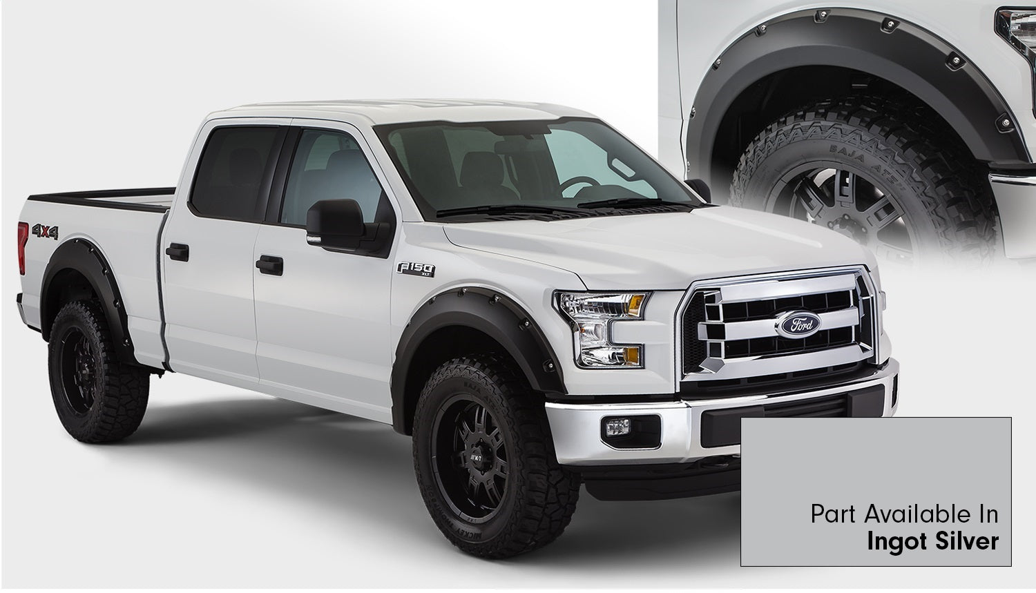 Bushwacker 20935-52 Pocket Style® Color Match Fender Flares Bushwacker 20935-52
