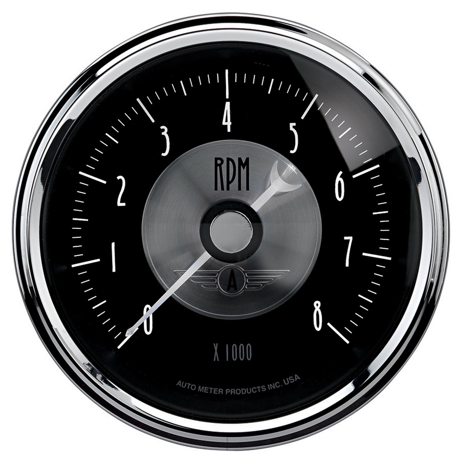 AutoMeter 2096 GAUGE; TACHOMETER; 3 3/8in.; 8K RPM; IN-DASH; PRESTIGE BLK. DIAMOND AutoMeter 2096