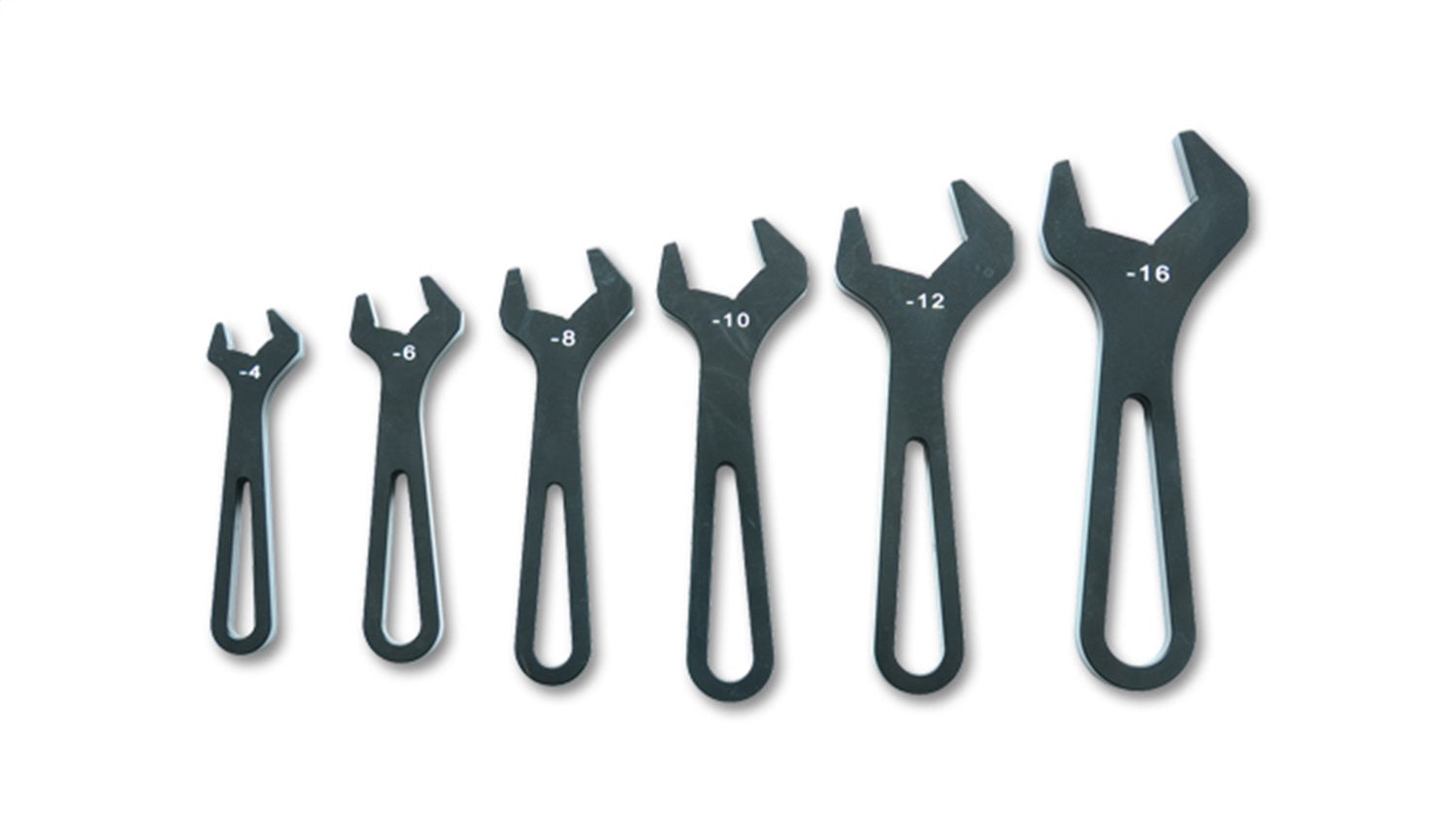 Vibrant Performance 20989 AN Wrench Set; Set Of Six; -4AN To -16AN; Anodized Black; Vibrant Performance 20989