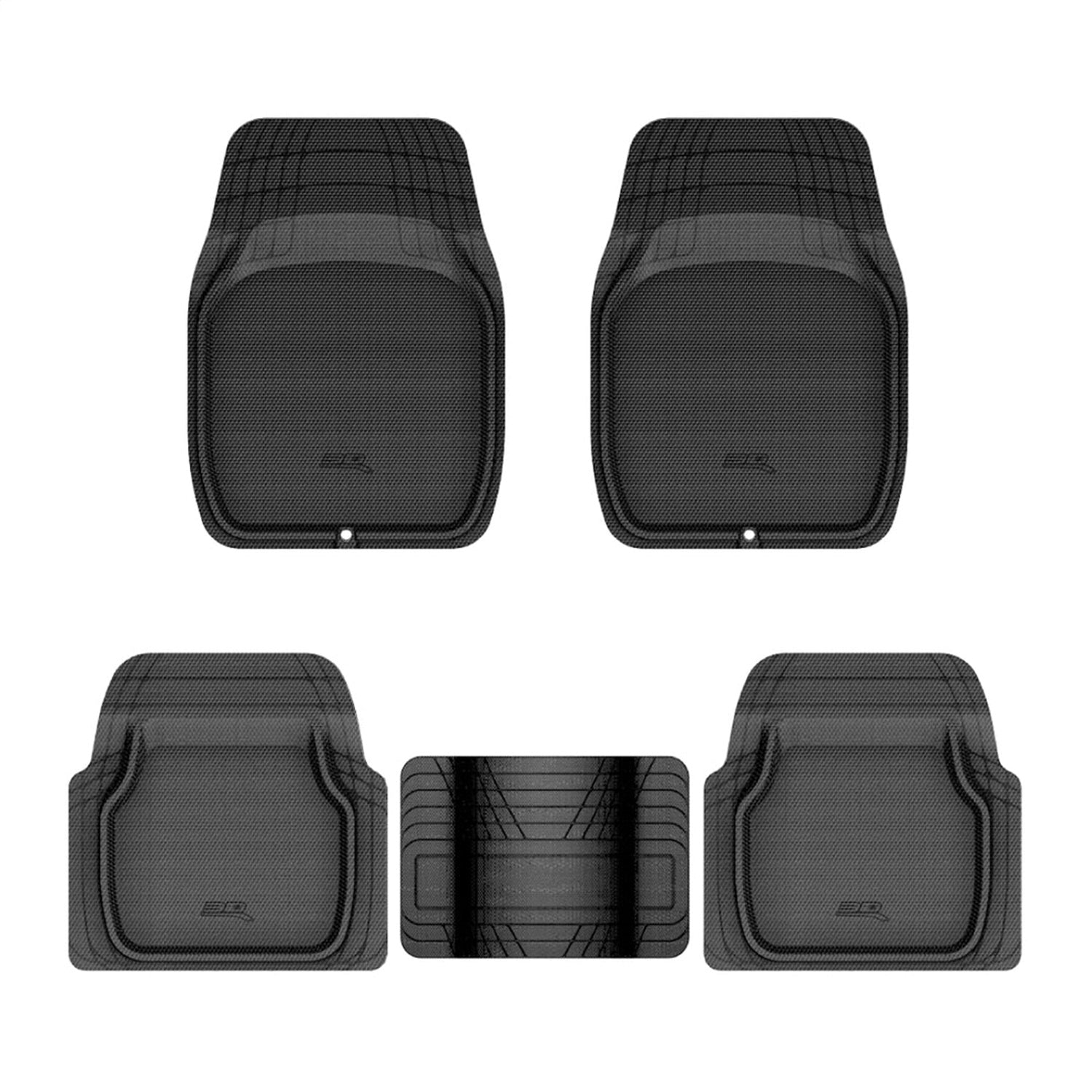 3D MAXpider 2099AL-09-FR5 Trim-To-Fit Floor Mat 777-2; Kagu Black; 4 pc.; Size L; 3D MAXpider 2099AL-09-FR5