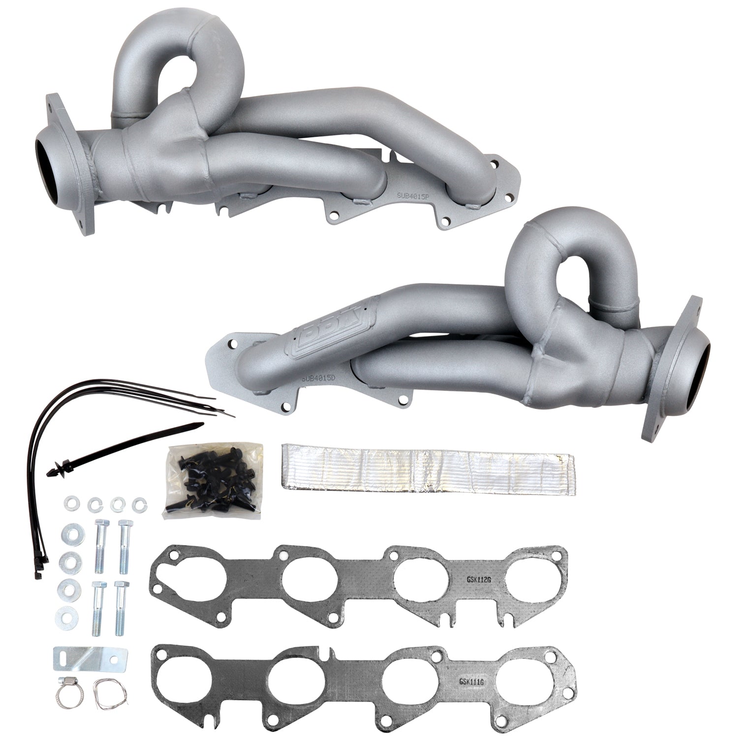BBK Performance Parts 4015 2019-2024 DODGE RAM TRUCK 5.7L 1-3/4 SHORTY HEADERS (TITANIUM CERAMIC) BBK Performance Parts 4015