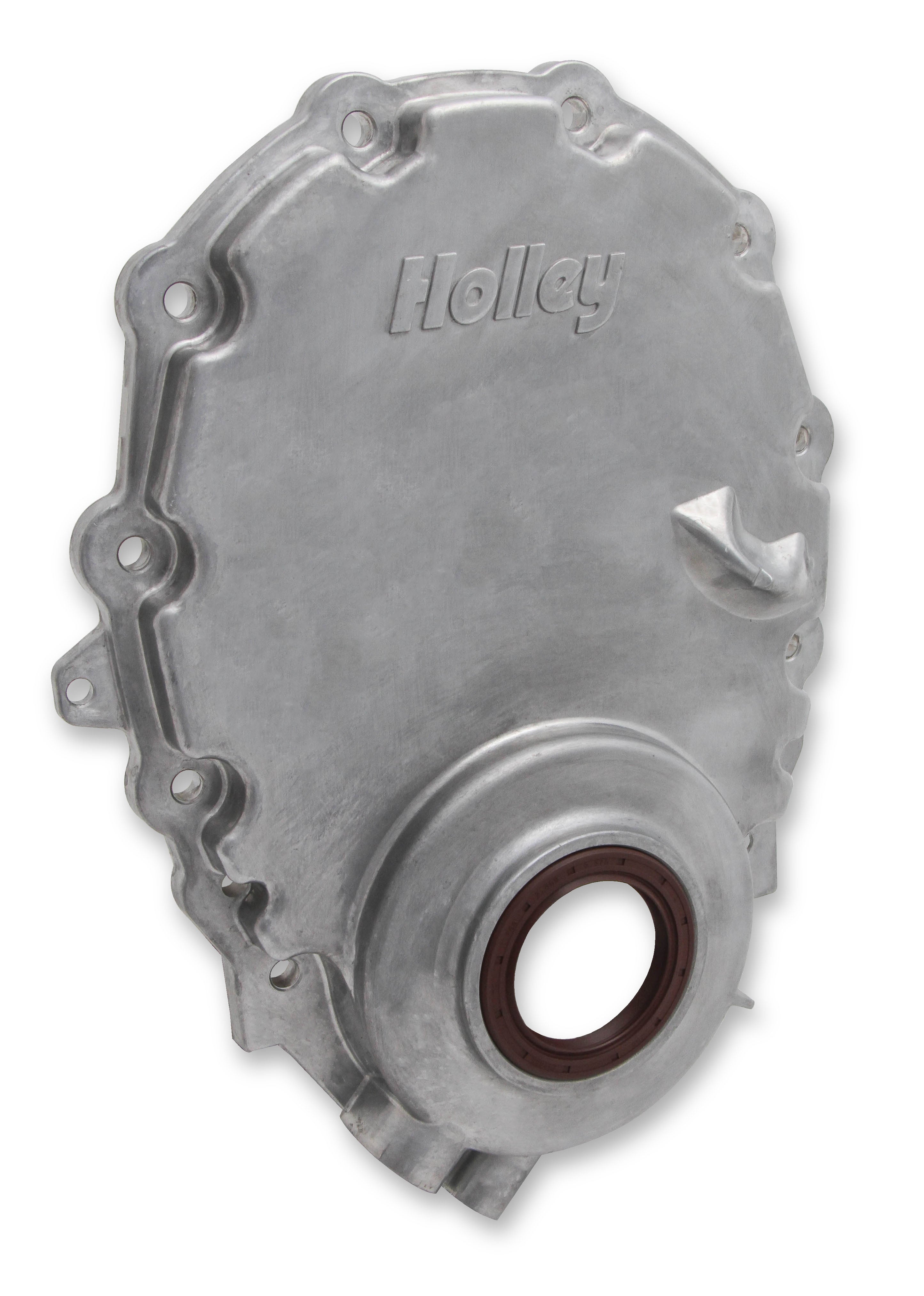Vortec/Small Block Chevy Cast Aluminum Timing Chain Cover - Natural Finish