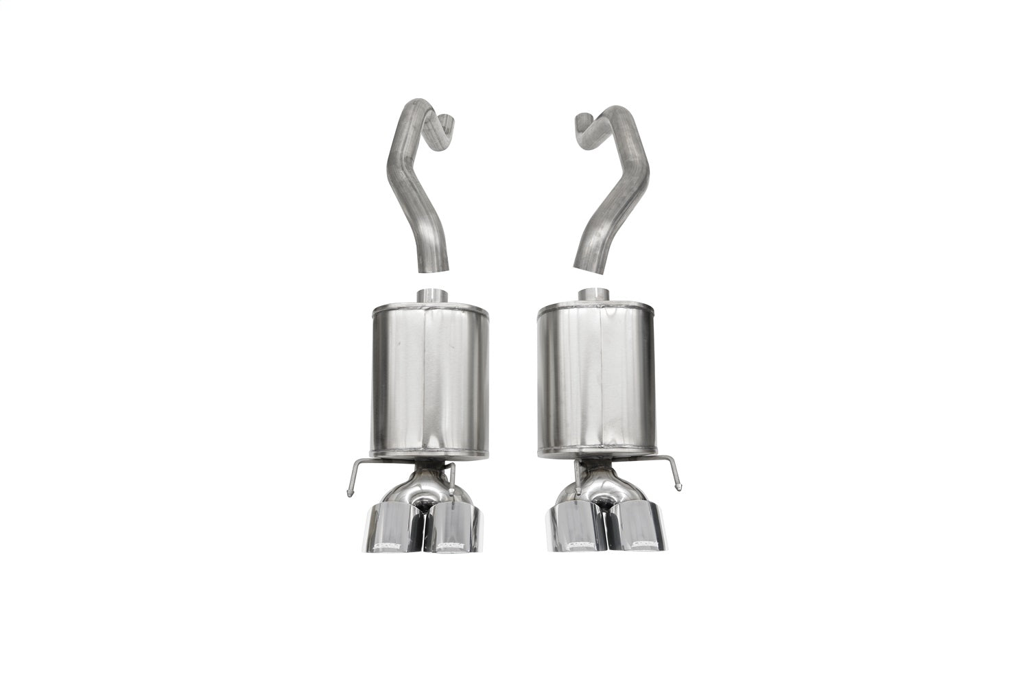 Corsa Performance 21012 2.5in. Axle-Back Dual Rear Exit with Twin 4.5in. Polished Pro-Series Tips Corsa Performance 21012