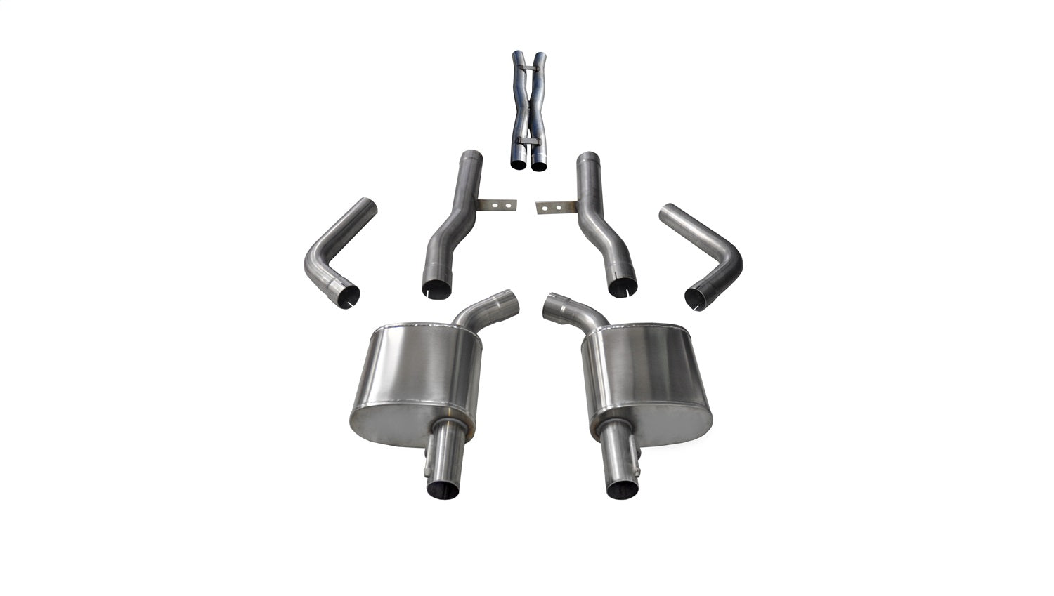 Corsa Performance 21018 2.75in. Cat-Back Dual Rear Exit without Tips Corsa Performance 21018