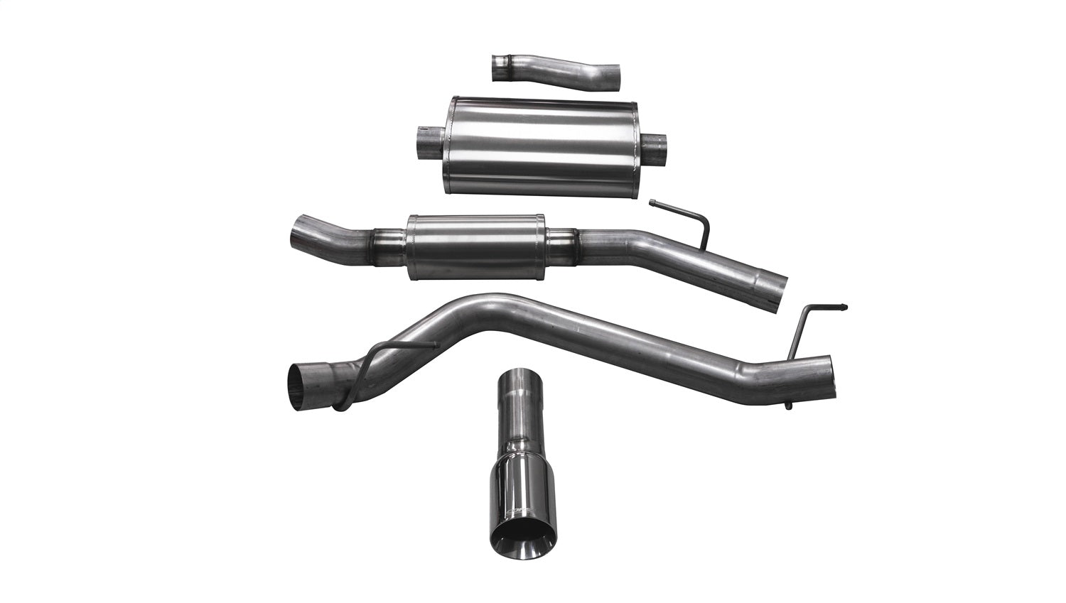 Corsa Performance 21062 3.0in. Cat-Back Single Side Exit with 4.0in. Polished Tip Corsa Performance 21062