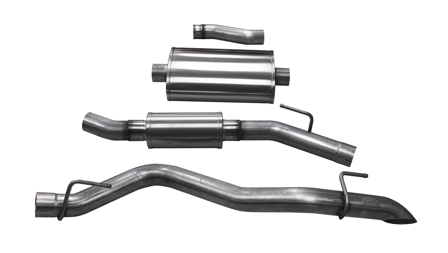 Corsa Performance 21063 3.0in. Cat-Back Single Side Exit with Turn Down Tip Corsa Performance 21063