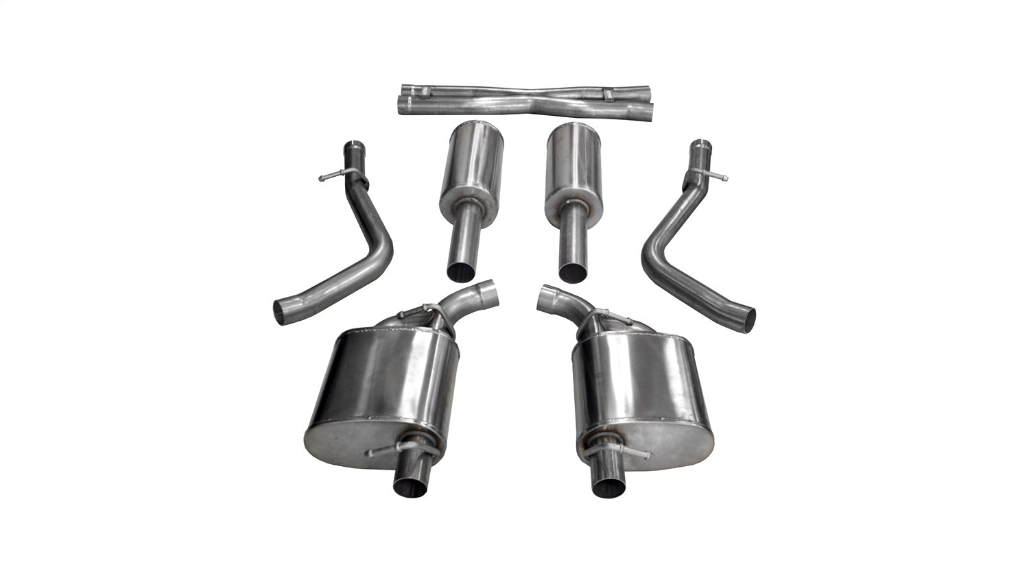 Corsa Performance 21064 2.5in. Cat-Back Dual Rear Exit Corsa Performance 21064