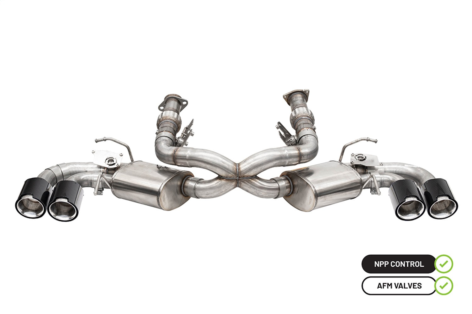 Corsa Performance 21100CF Cat-Back Exhaust System Corsa Performance 21100CF