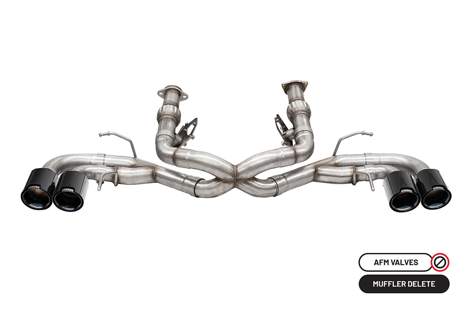 Corsa Performance 21104CFBLK Tack Cat-Back Exhaust System Corsa Performance 21104CFBLK
