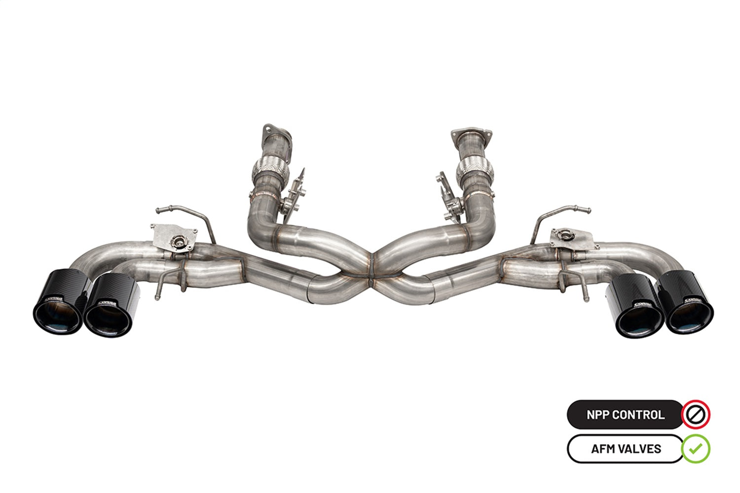 Corsa Performance 21106CFBLK Cat-Back Exhaust System Corsa Performance 21106CFBLK