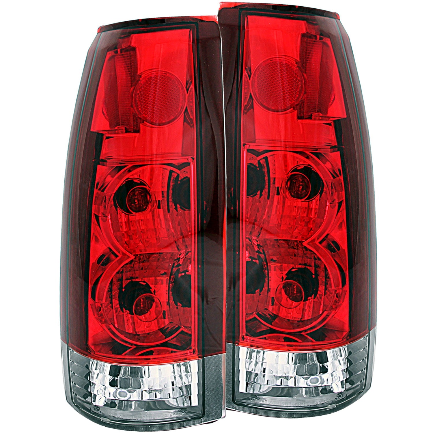 ANZO USA 211140 Tail Light Assembly; Red/Clear Lens; G5; Pair; ANZO USA 211140