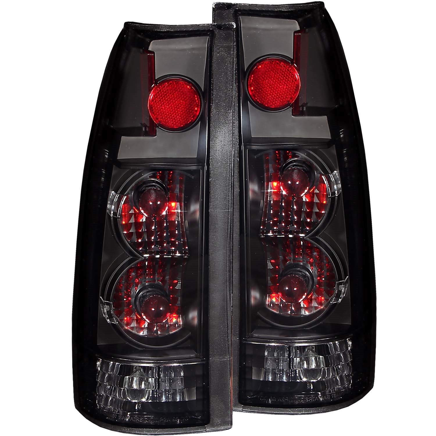 ANZO USA 211156 Tail Light Assembly; Dark Smoke Lens; G2; Pair; ANZO USA 211156