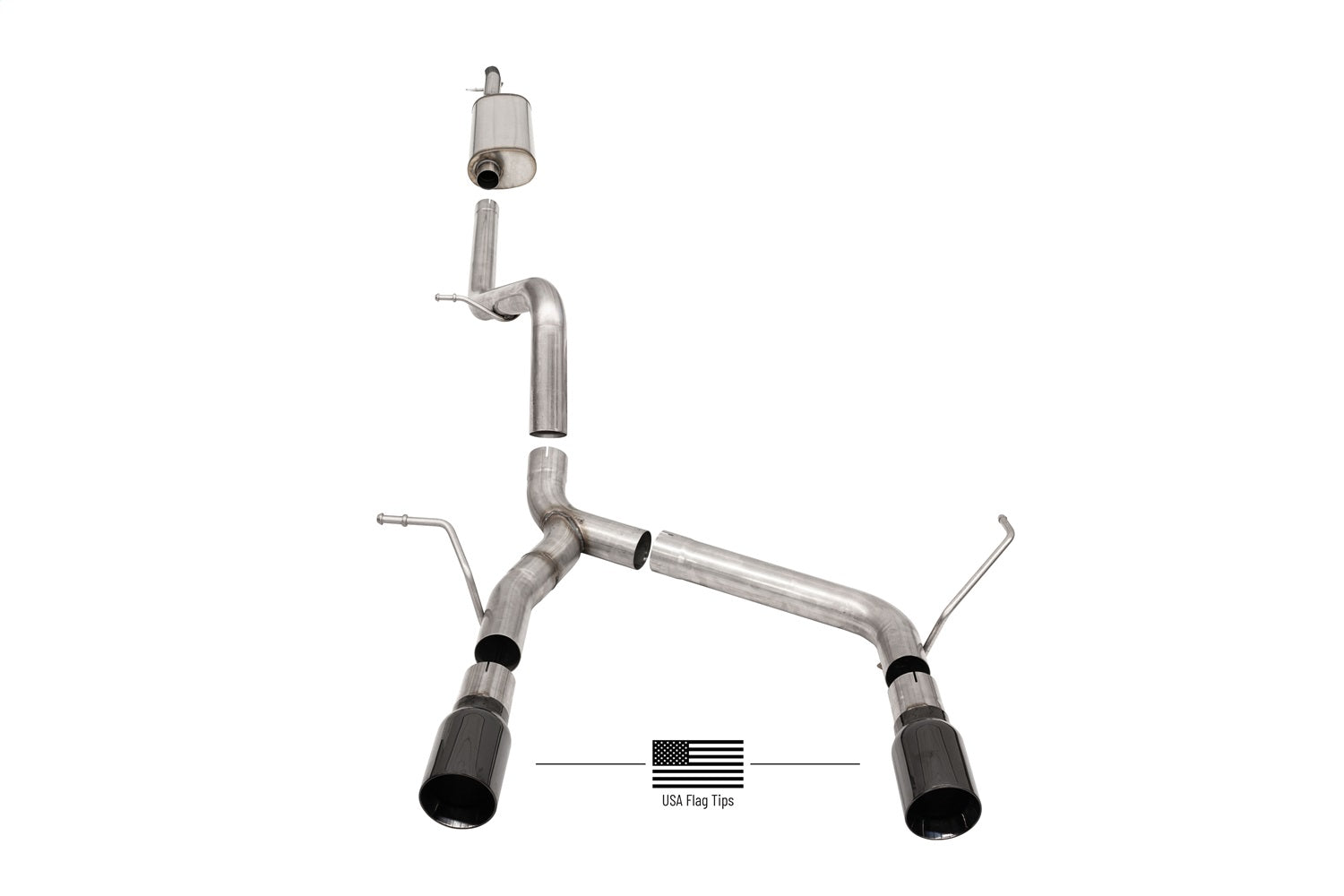 Corsa Performance 21122BLKUSA Sport Cat-Back Exhaust System Corsa Performance 21122BLKUSA