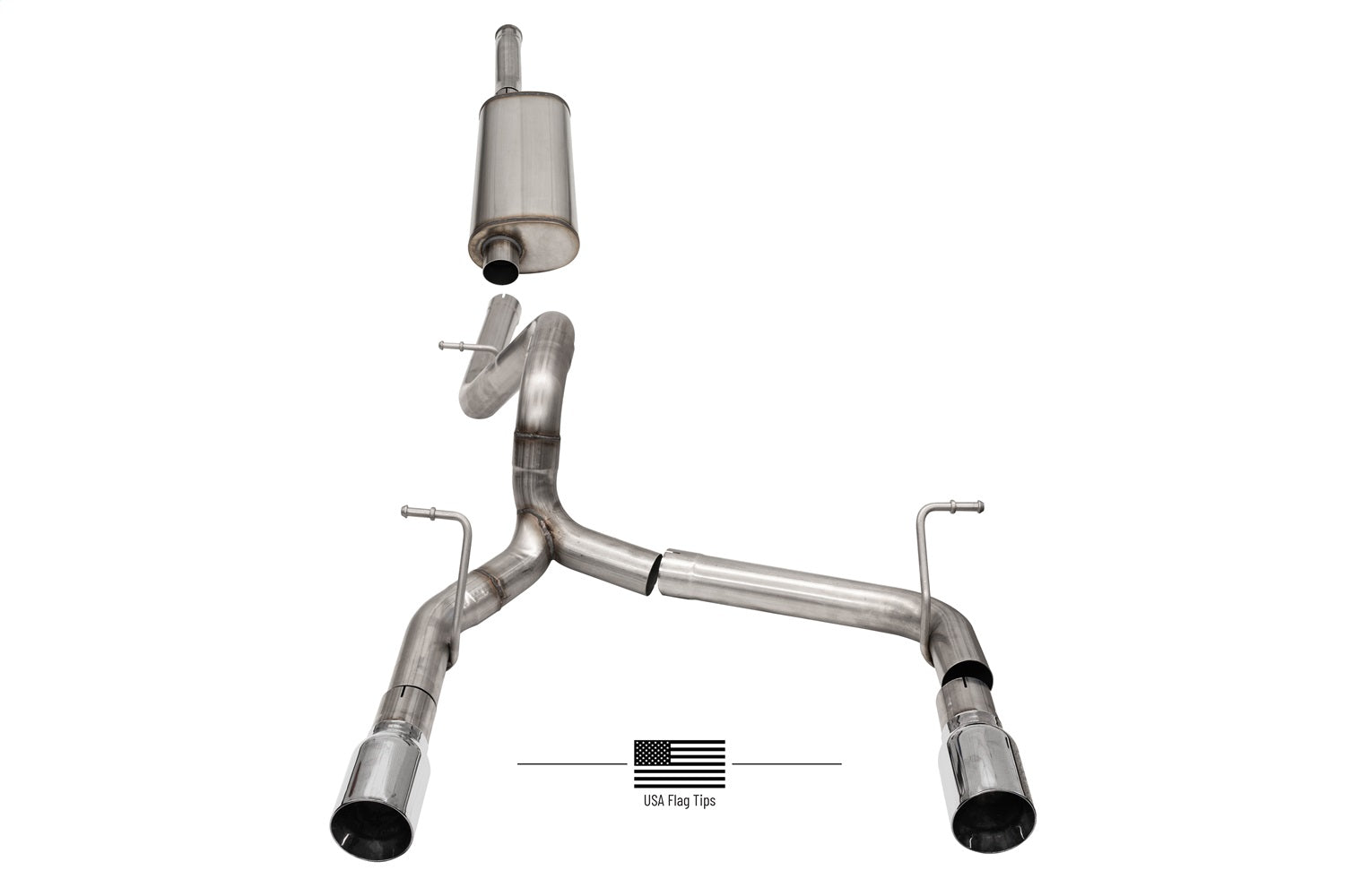 Corsa Performance 21124USA Sport Cat-Back Exhaust System Corsa Performance 21124USA