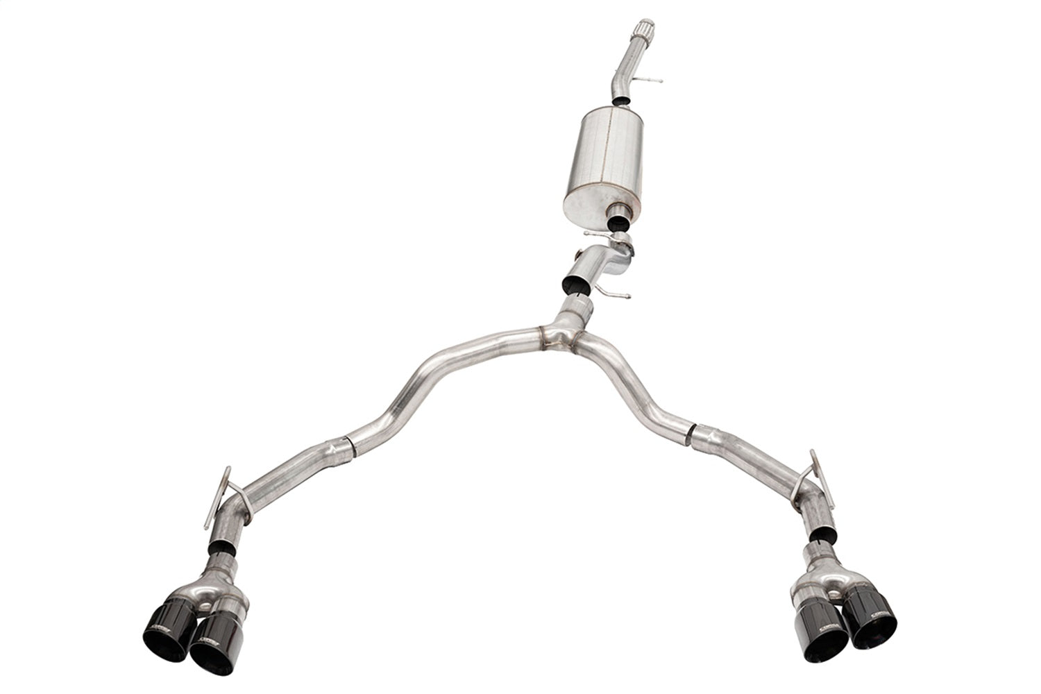 Corsa Performance 21130BLK 3.5in. to 2.75in. Dual Rear Exit Cat-Back Exhaust System Corsa Performance 21130BLK