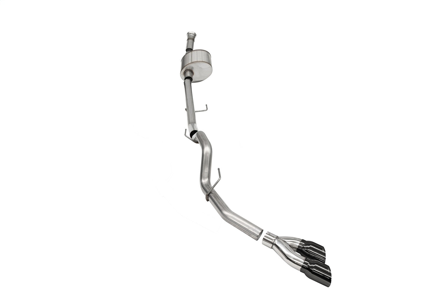 Corsa Performance 21145BLK 3.0in. Single Side Exit Catback Exhaust System with Twin 4.0in. Pro Series® Tips Corsa Performance 21145BLK