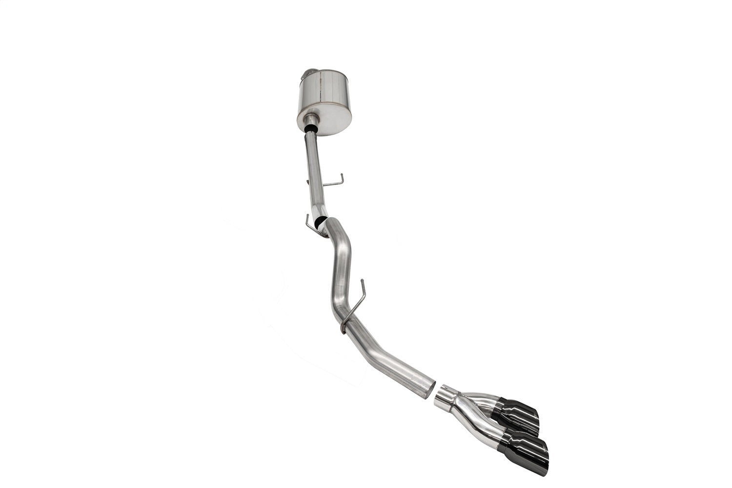 Corsa Performance 21154BLK 3.0in. Single Side Exit Catback Exhaust System with Twin 4.0in. Pro Series® Tips Corsa Performance 21154BLK