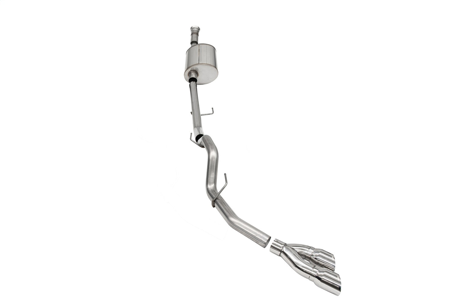 Corsa Performance 21157 3.0in. Single Side Exit Catback Exhaust System with Twin 4.0in. Pro Series® Tips Corsa Performance 21157