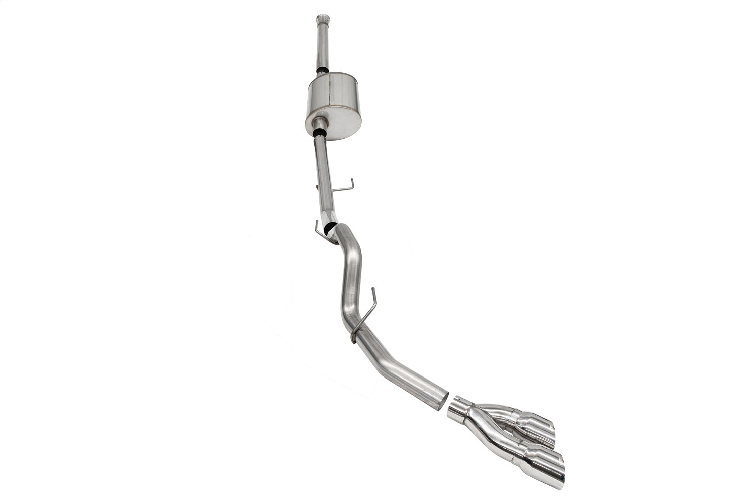 Corsa Performance 21160 3.0in. Single Side Exit Catback Exhaust System with Twin 4.0in. Pro Series® Tips Corsa Performance 21160