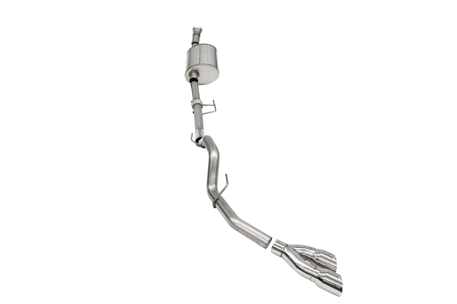 Corsa Performance 21166 3.0in. Single Side Exit Catback Exhaust System with Twin 4.0in. Pro Series® Tips Corsa Performance 21166
