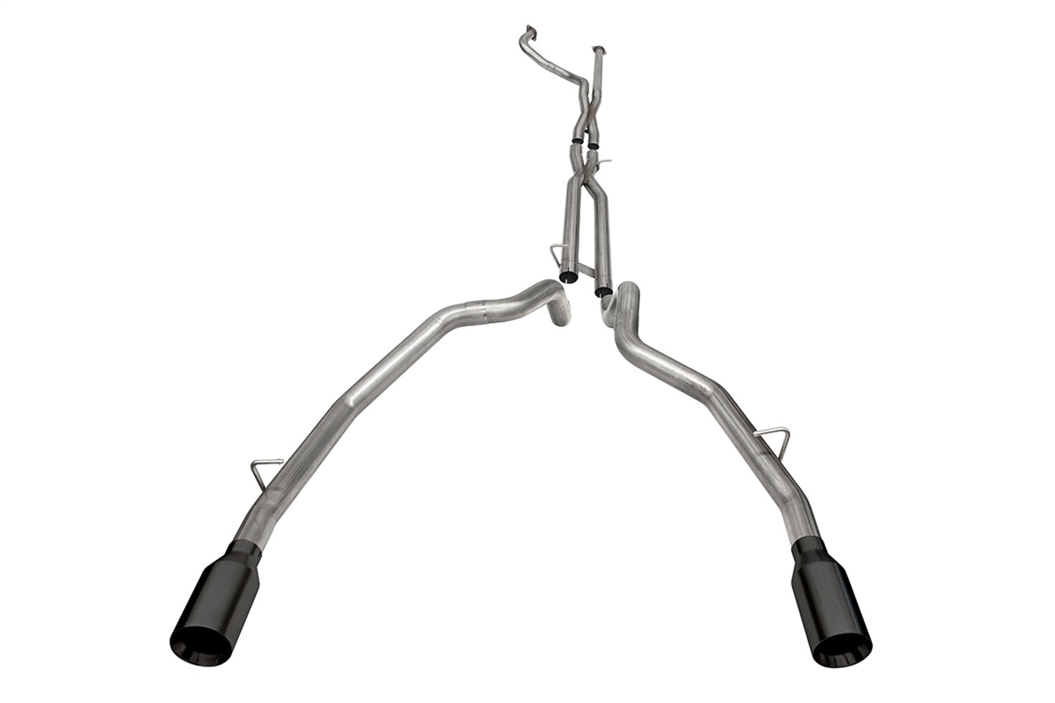 Corsa Performance 21190BPC 3.0in. Dual Rear Exit Catback Exhaust System with Flat Cut 5.0in. Dual Wall Tips Corsa Performance 21190BPC