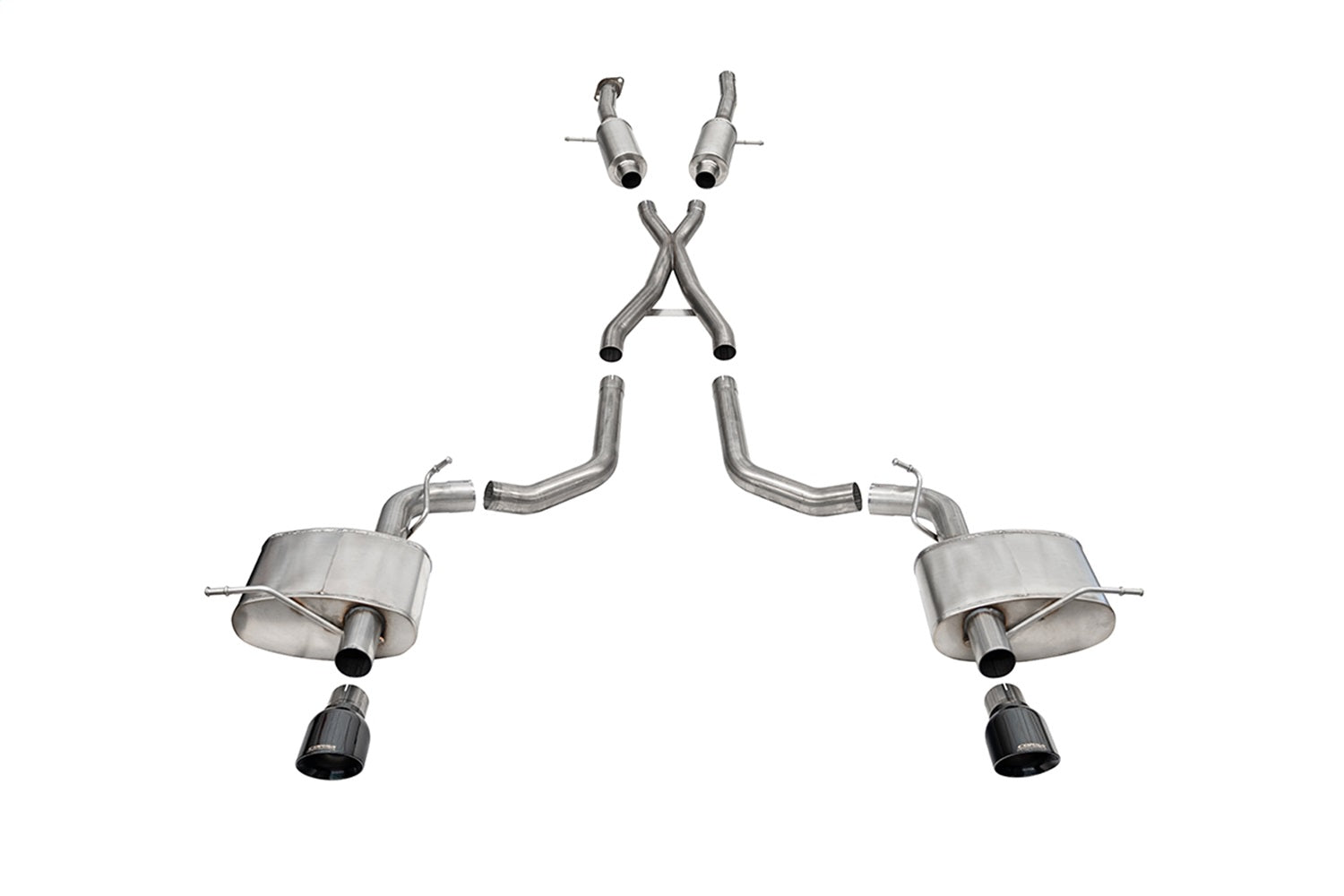 Corsa Performance 21198BLK Xtreme Cat-Back Exhaust System Corsa Performance 21198BLK