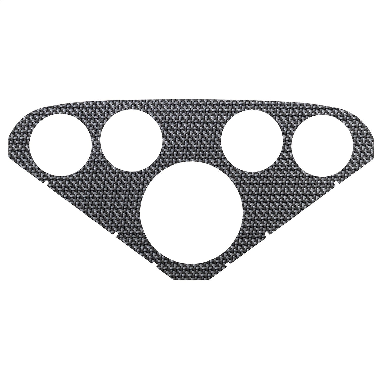 AutoMeter 2124 FACEPLATE FOR #2208; OPTIONAL; SILVER CARBON LOOK AutoMeter 2124