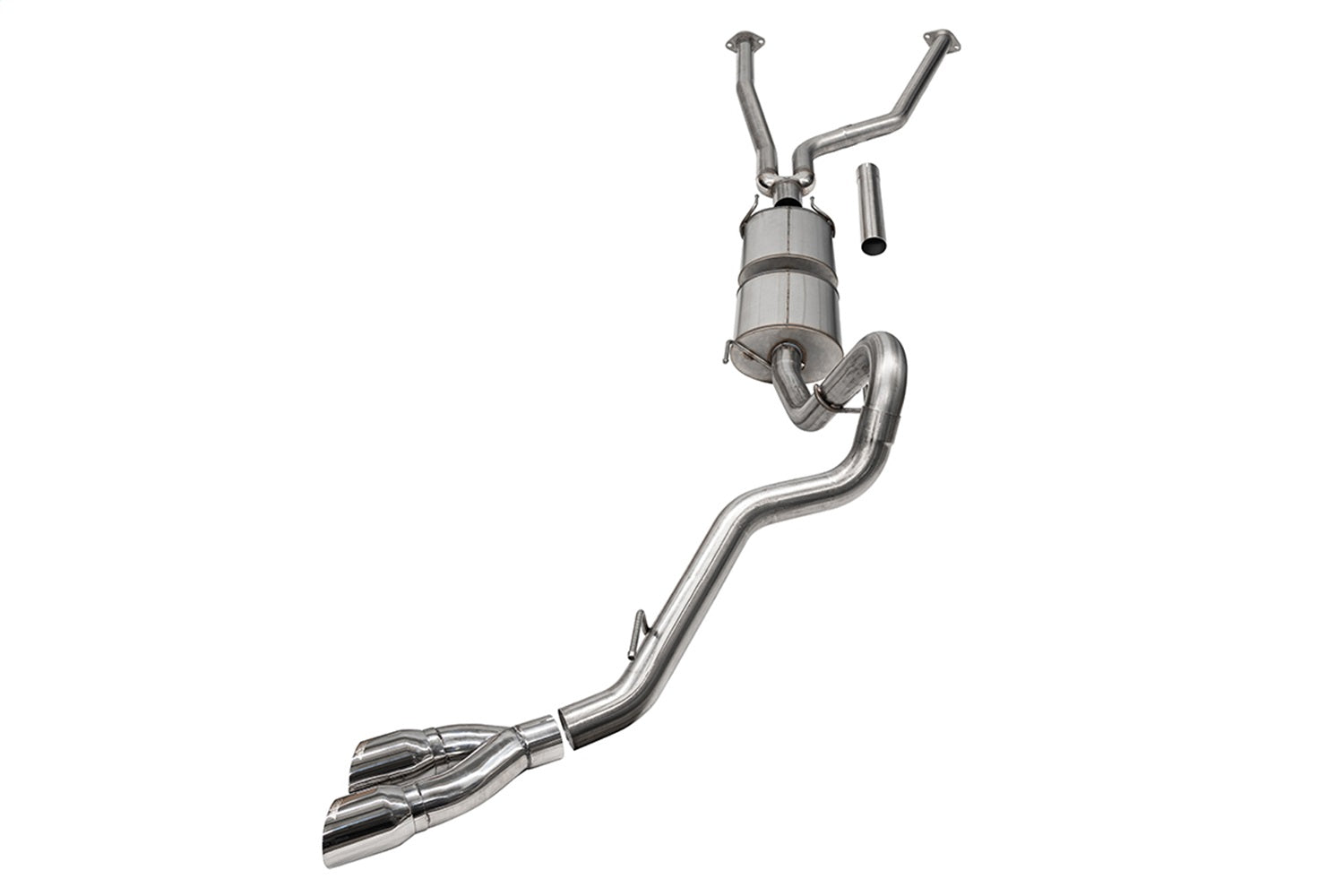 Corsa Performance 21245 3in. Cat-Back Side Exit Exhaust System with Twin 4in. Black PVD Tips Corsa Performance 21245