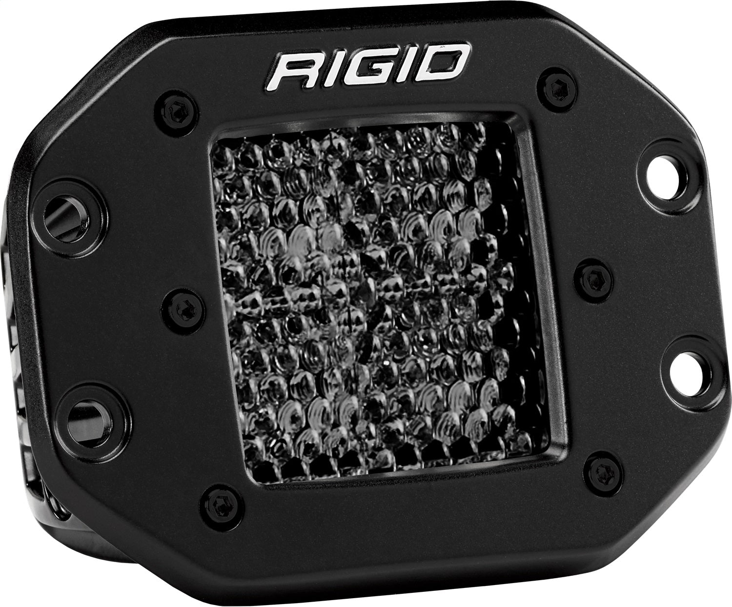 RIGID Industries 212513BLK D-SERIES PRO SPOT DIFFUSED MIDNIGHT FLUSH MOUNT ; PAIR RIGID Industries 212513BLK