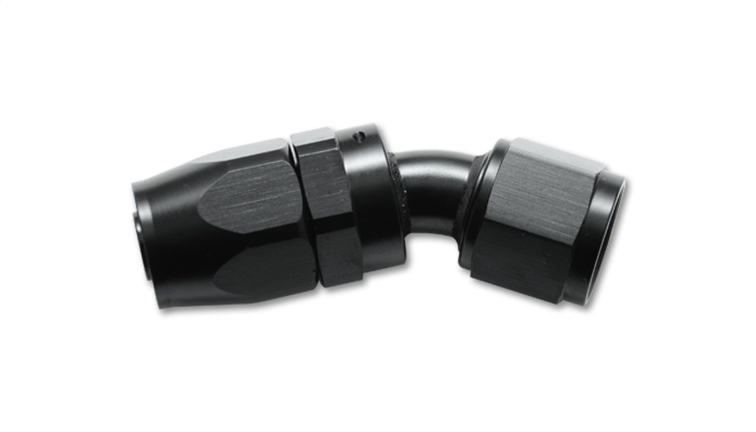 Vibrant Performance 21306 30 Degree Hose End Fitting; Hose Size: -6AN; 6061 Aluminum; Anodized Black; Vibrant Performance 21306