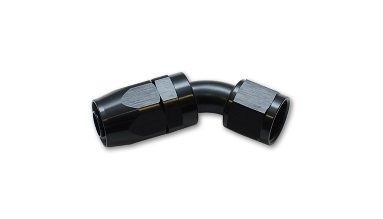 Vibrant Performance 21420 45 Degree Hose End Fitting; Hose Size: -20AN; 6061 Aluminum; Anodized Black; Vibrant Performance 21420