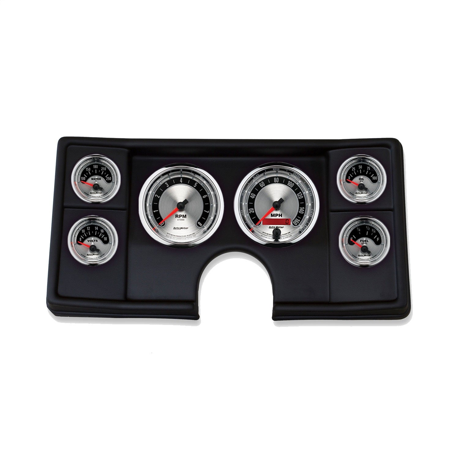 AutoMeter 2143-01 6 GAUGE DIRECT FIT DASH KIT; MALIBU/EL CAMINO/MONTECARLO 82-87; AMERICAN MUSCLE AutoMeter 2143-01