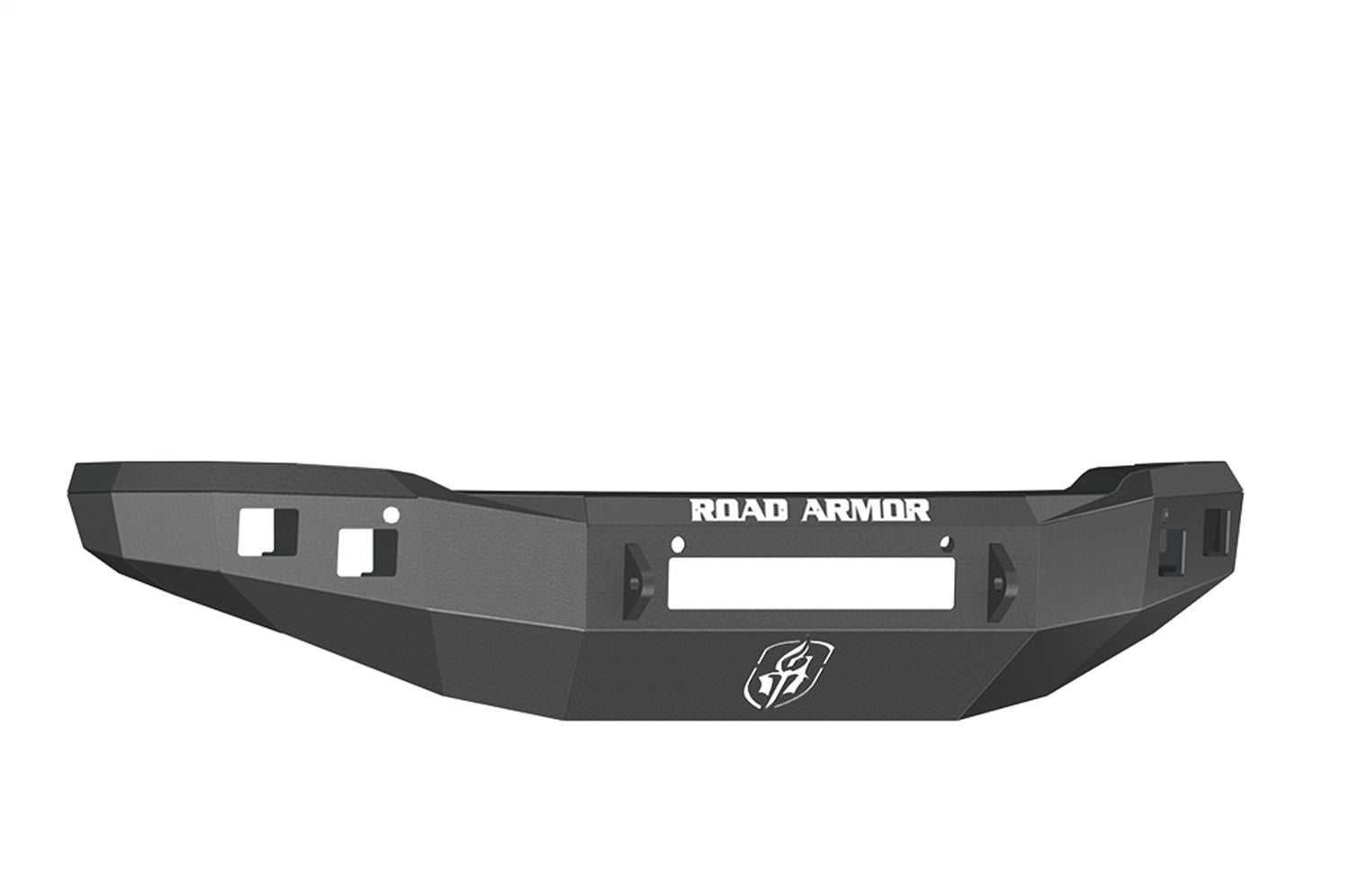 Road Armor 214R0B-NW Stealth Non-Winch Front Bumper; Satin Black; Square Fog Light Holes; Road Armor 214R0B-NW