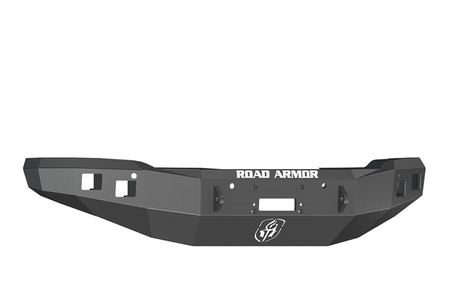 Road Armor 214R0B Stealth Winch Front Bumper; Steel; Satin Black; Square Fog Light Holes; Road Armor 214R0B