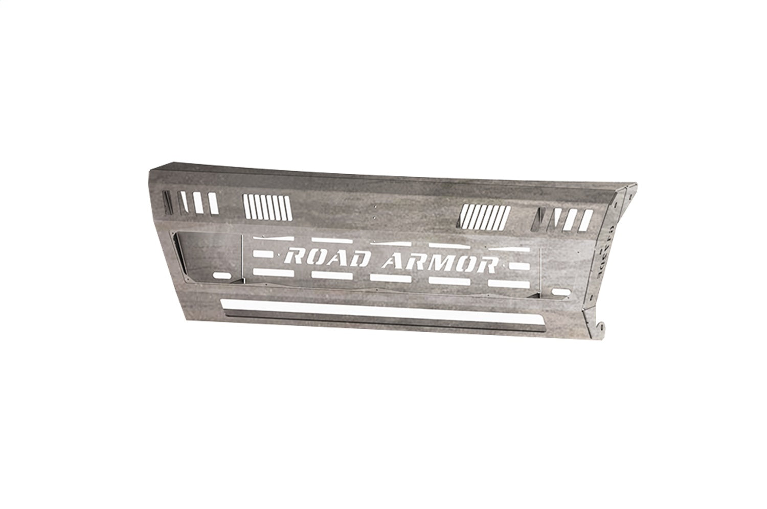 Road Armor 2152DFA Identity Front Bumper Components; Center Section Smooth; Standard; Raw Steel; Road Armor 2152DFA