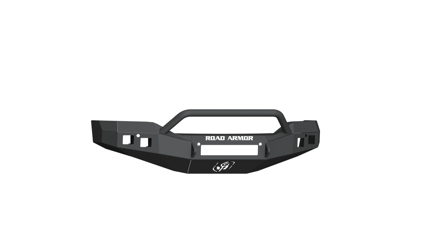 Road Armor 2161F4B-NW Stealth Non-Winch Front Bumper; Pre-Runner Guard; Satin Black; Road Armor 2161F4B-NW