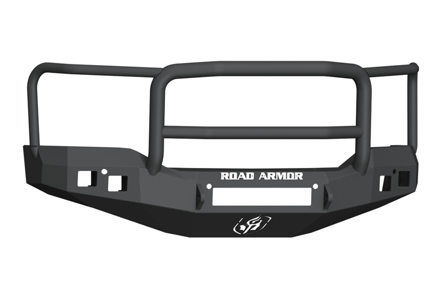 Road Armor 2161F5B-NW Stealth Non-Winch Front Bumper; Lonestar Guard; Satin Black; Road Armor 2161F5B-NW
