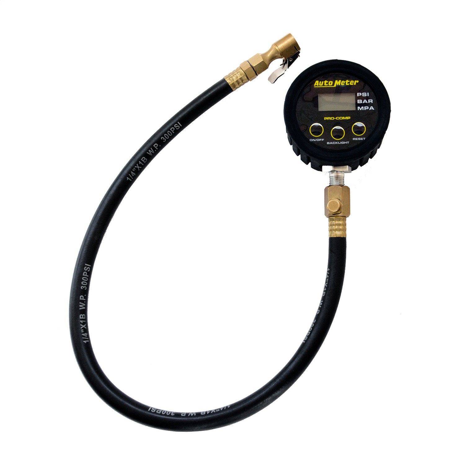 AutoMeter 2163 GAUGE; TIRE PRESS; 0-50PSI; RACE DIGITAL; BACKLIT W/MEM; INCL. CASE; PRO-COMP AutoMeter 2163