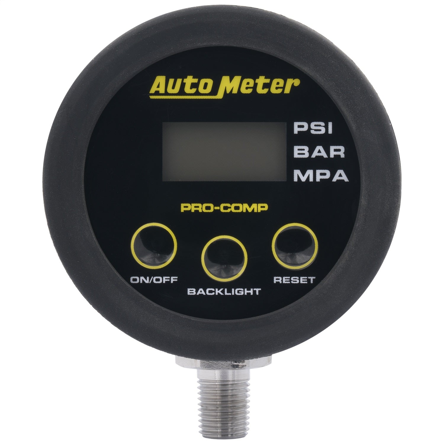 AutoMeter 2167 GAUGE HEAD; TIRE PRESS; 50 PSI/3.45 BAR; RACE DIGITAL; BACKLIT W/MEM; PRO-COMP AutoMeter 2167