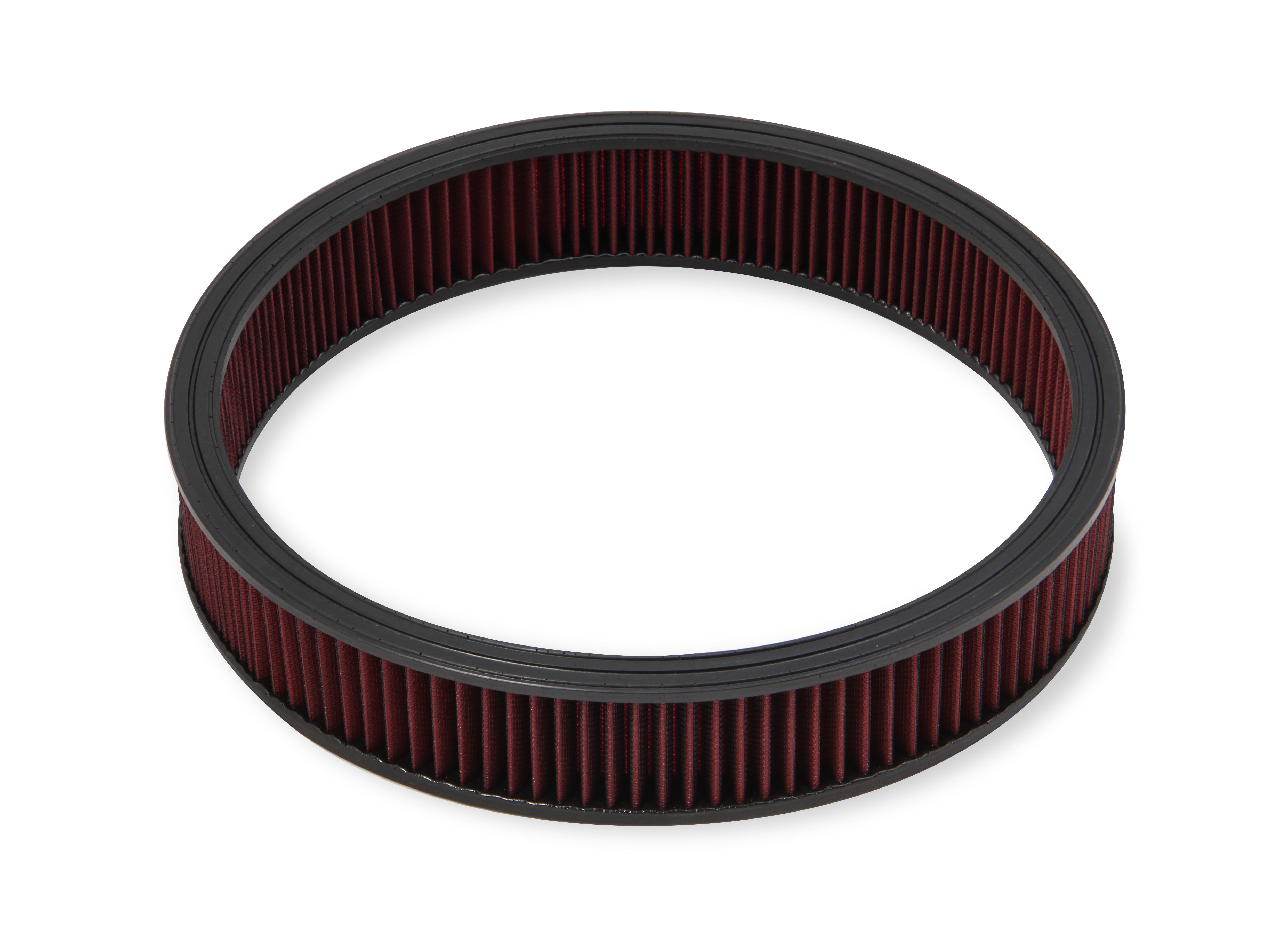 Holley 220-30 Replacement Air Filter; 16 x 3 in. Red Gauze Premium Filter; Holley 220-30