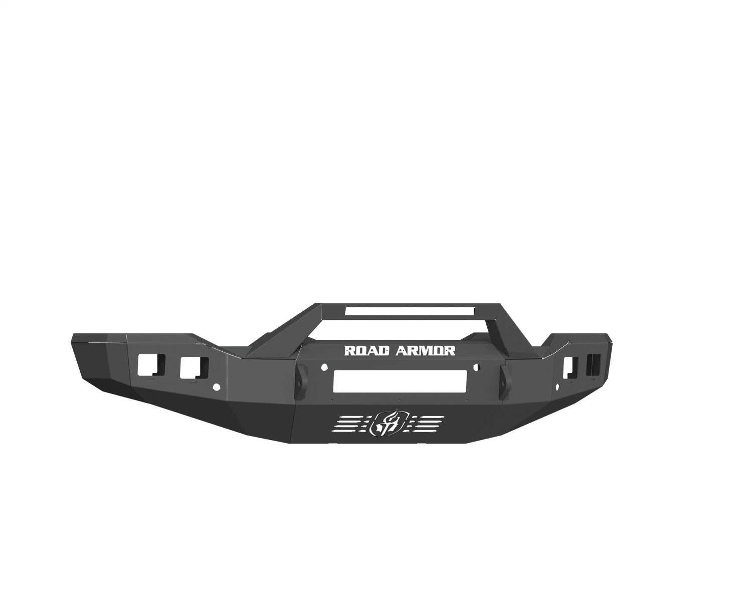 Road Armor 2202F3B-NW Stealth Non-Winch Front Bumper; Sheet Metal; Pre-Runner Guard; Texture Black; Road Armor 2202F3B-NW