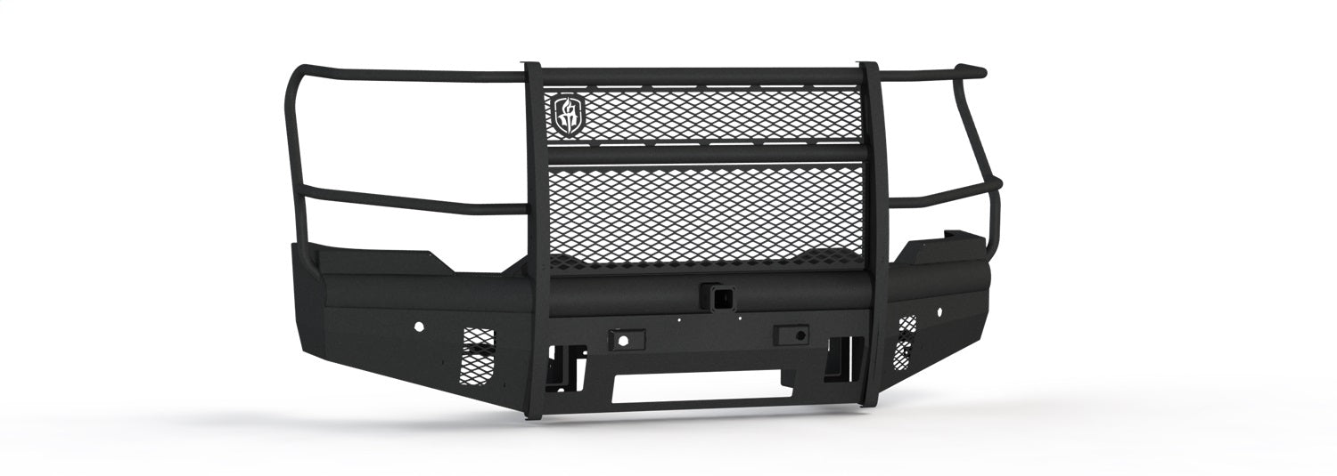 Road Armor 2202VF26B Vaquero Non-Winch Front Bumper; Full Guard; 2 in. Receiver; Texture Black; Road Armor 2202VF26B