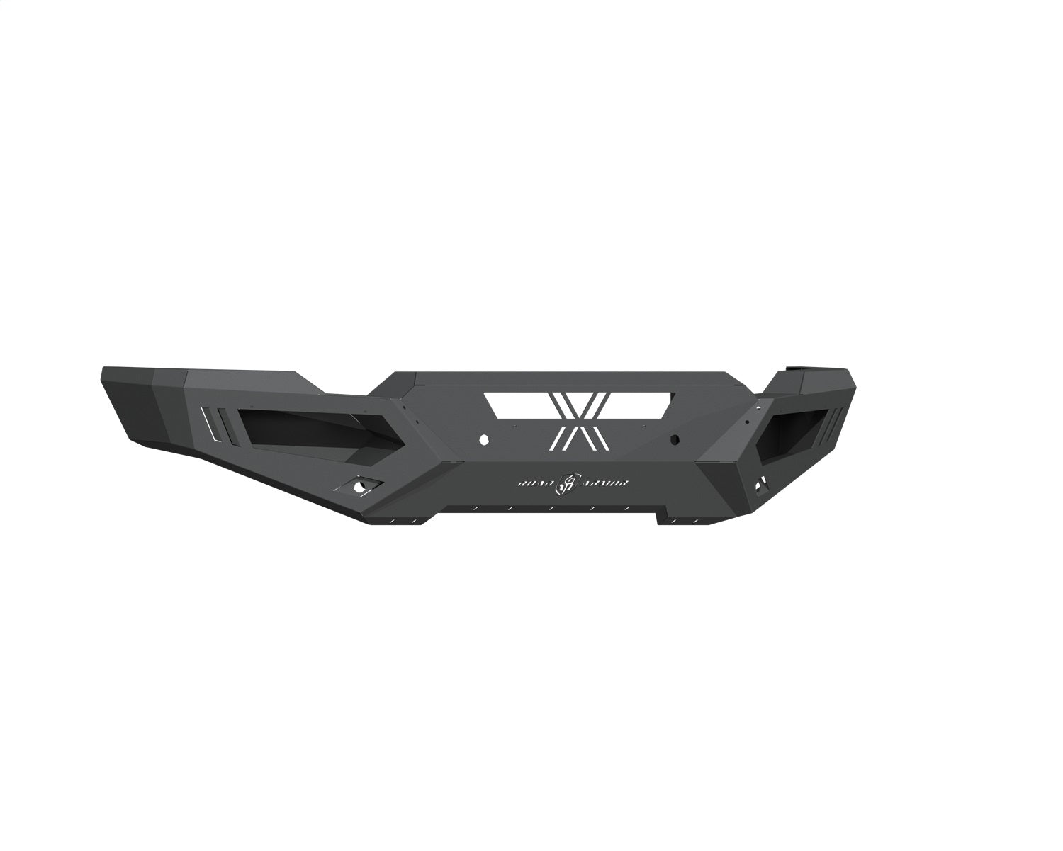 Road Armor 2202XF0B Spartan Front Bumper; Textured Black; Road Armor 2202XF0B