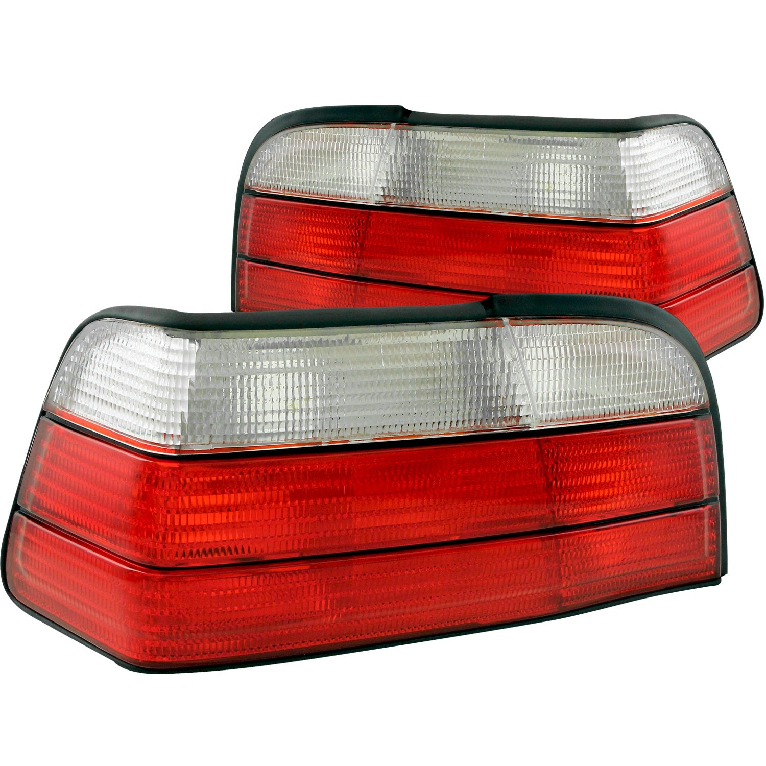 ANZO USA 221215 Tail Light Assembly; LED; Red/Clear Lens; Pair; ANZO USA 221215