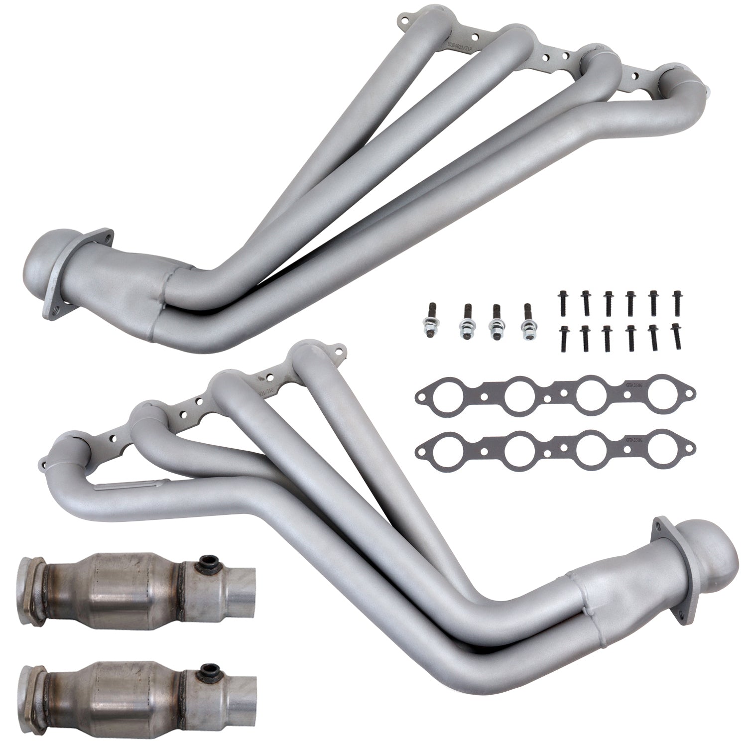 2010-15 CAMARO 6.2 SS 1-3/4 LONG TUBE HEADERS W/CATS (TITANIUM CERAMIC)