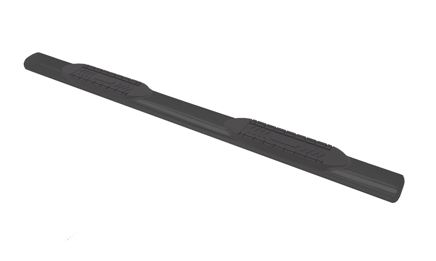 Lund 22268068 6 Inch Oval Straight Nerf Bar; Incl. Brackets; 80 in.; Black; Lund 22268068